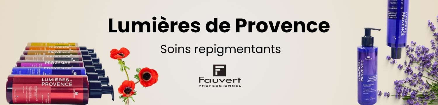 Lumieres de Provence : Gamme de soins repigmentants &eacute;labor&eacute;s par Fauvert pour le soins des cheveux color&eacute;s ou naturels